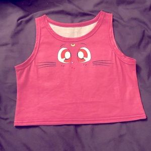 Sailor Moon Luna Crop top